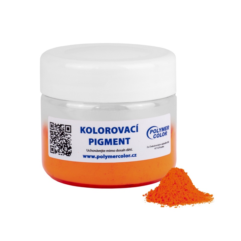 Reflexní pigment oranžový