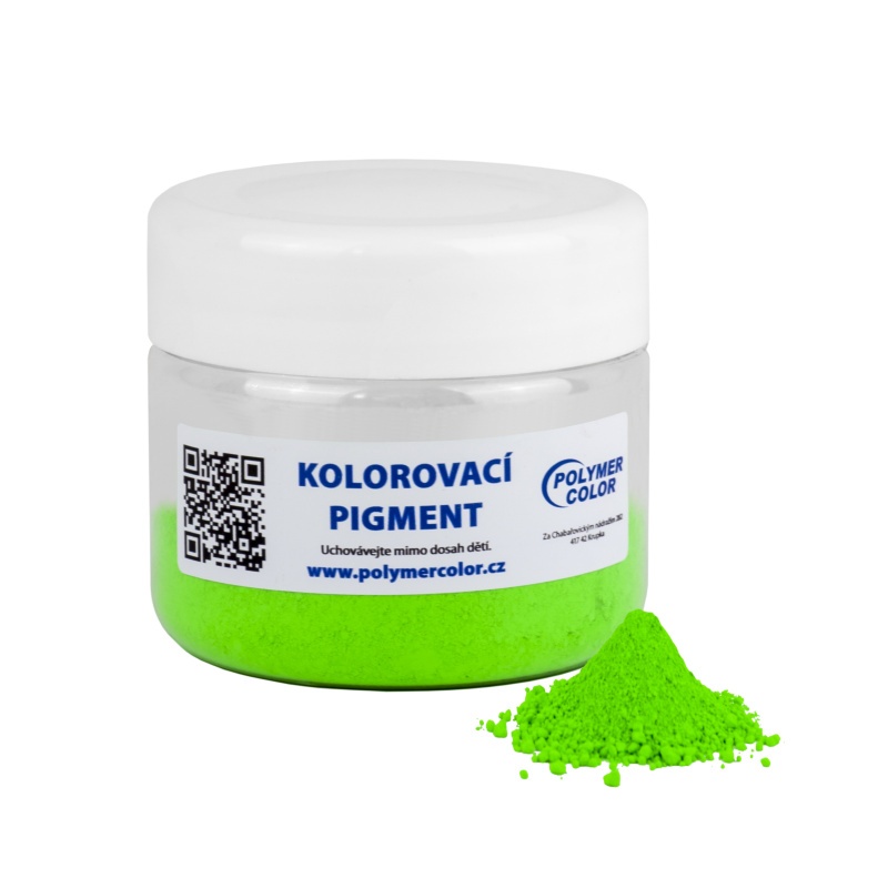Reflexní pigment zelený